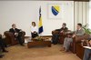 Speaker of the House of Peoples and the House of Representatives, Ognjen Tadić and Dr. Denis Bećirović, spoke with the EU Special Representative in BiH 